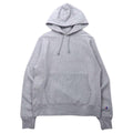 Champion felpa con cappuccio oversize Reverse Weave, taglia S, grigia, in cotone garzato, standard USA, etichetta monopannello, REVERSE WEAVE, made in Honduras