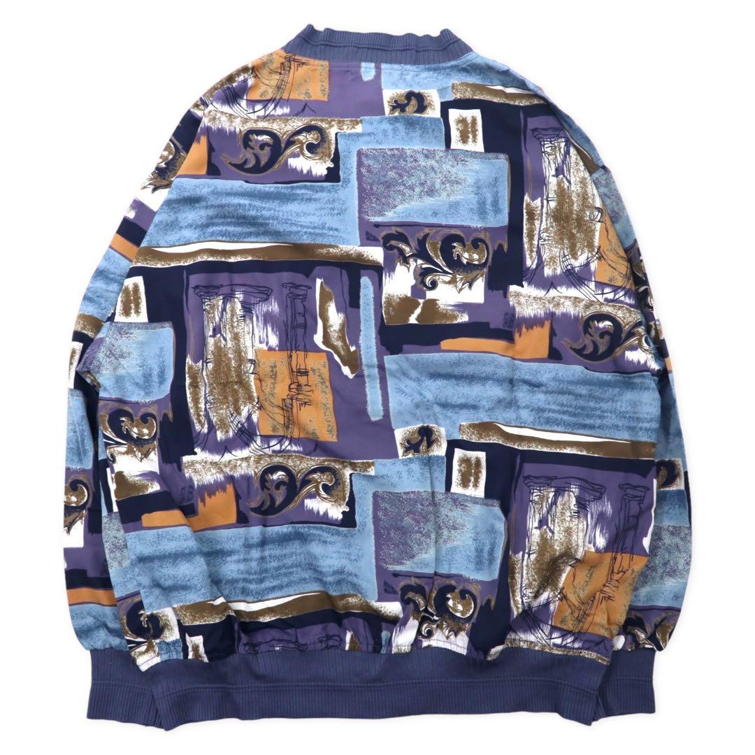 BRINGEN Cardigan retrò L Multicolore Fantasia stampa poliestere