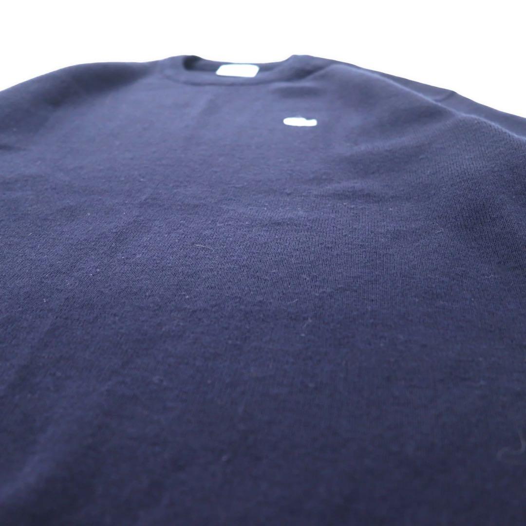 LACOSTE Maglione in maglia sottile 4 blu navy in lana con logo