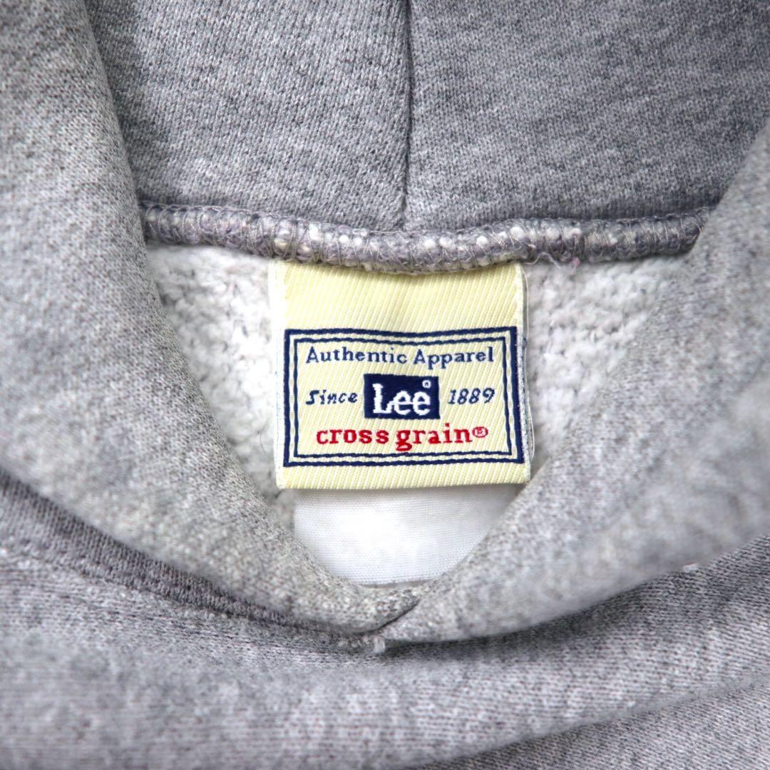 Lee anni '90 felpa con cappuccio Reverse Weave XL grigia cross grain cotone JEFFERSON BASKET BALL