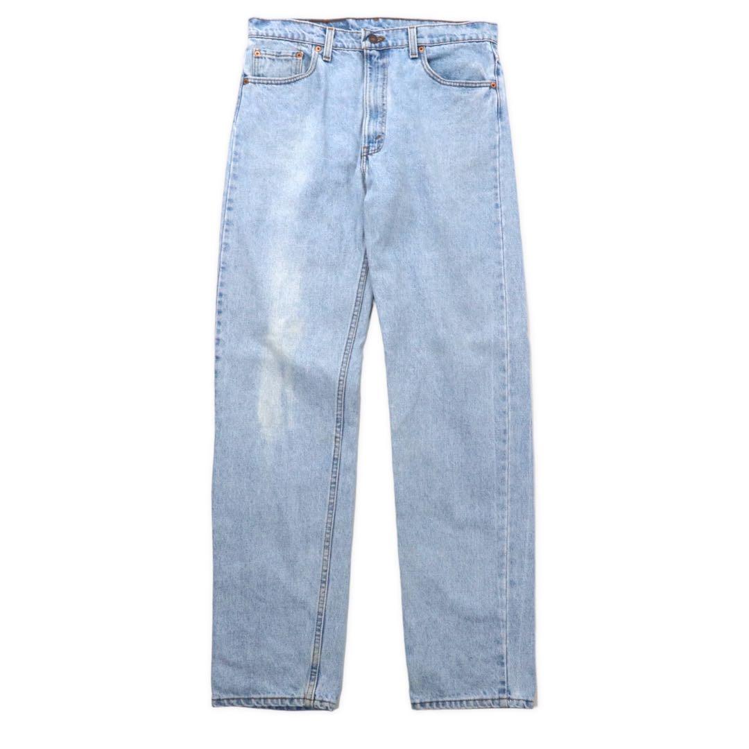 Levi's USA 90s 505 Jeans Tapered 36 Blu Ice Wash 505-4834 REGULAR FIT STRAIGHT LEG
