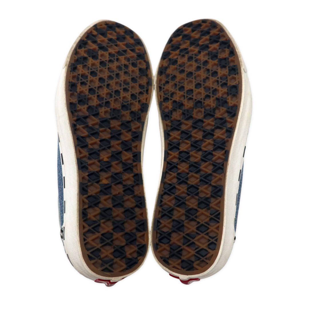 VANS スニーカー 28.5cm マルチカラー 異素材切り替え レオパード デニム BOLD NI ボールドニーULTRACUSH VN0A3WLPT7Y
