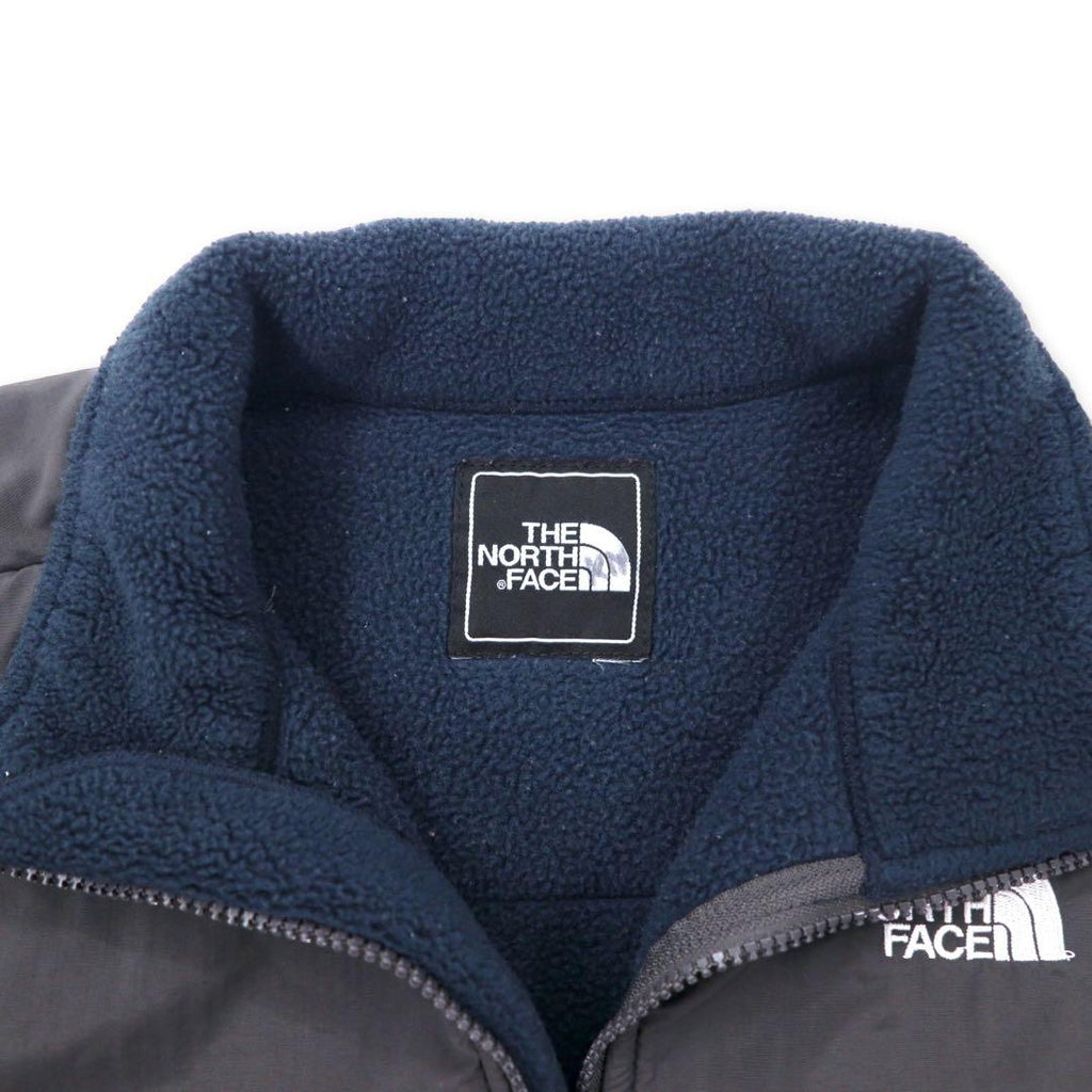THE NORTH FACE デナリジャケット フリース S ネイビー POLARTEC ポリエステル ロゴ刺繍
