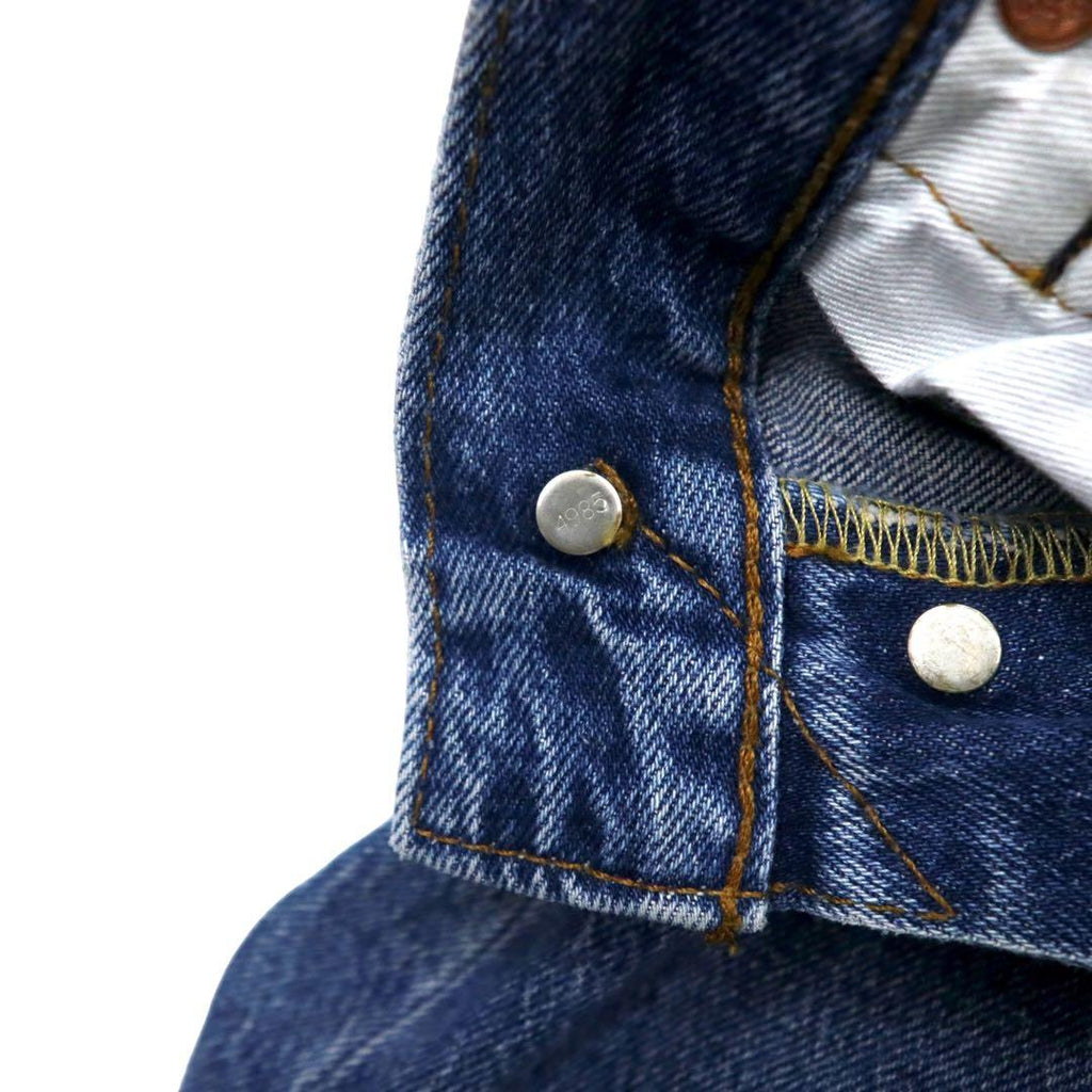 Levi's 501(R) '93 Jeans Regular Straight BASIL FLAT 28 170/72A Blu Elasticizzato Big E 79830-0009