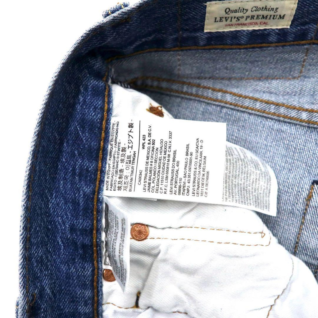 Levi's 501(R) '93 Jeans Regular Straight BASIL FLAT 28 170/72A Blu Elasticizzato Big E 79830-0009