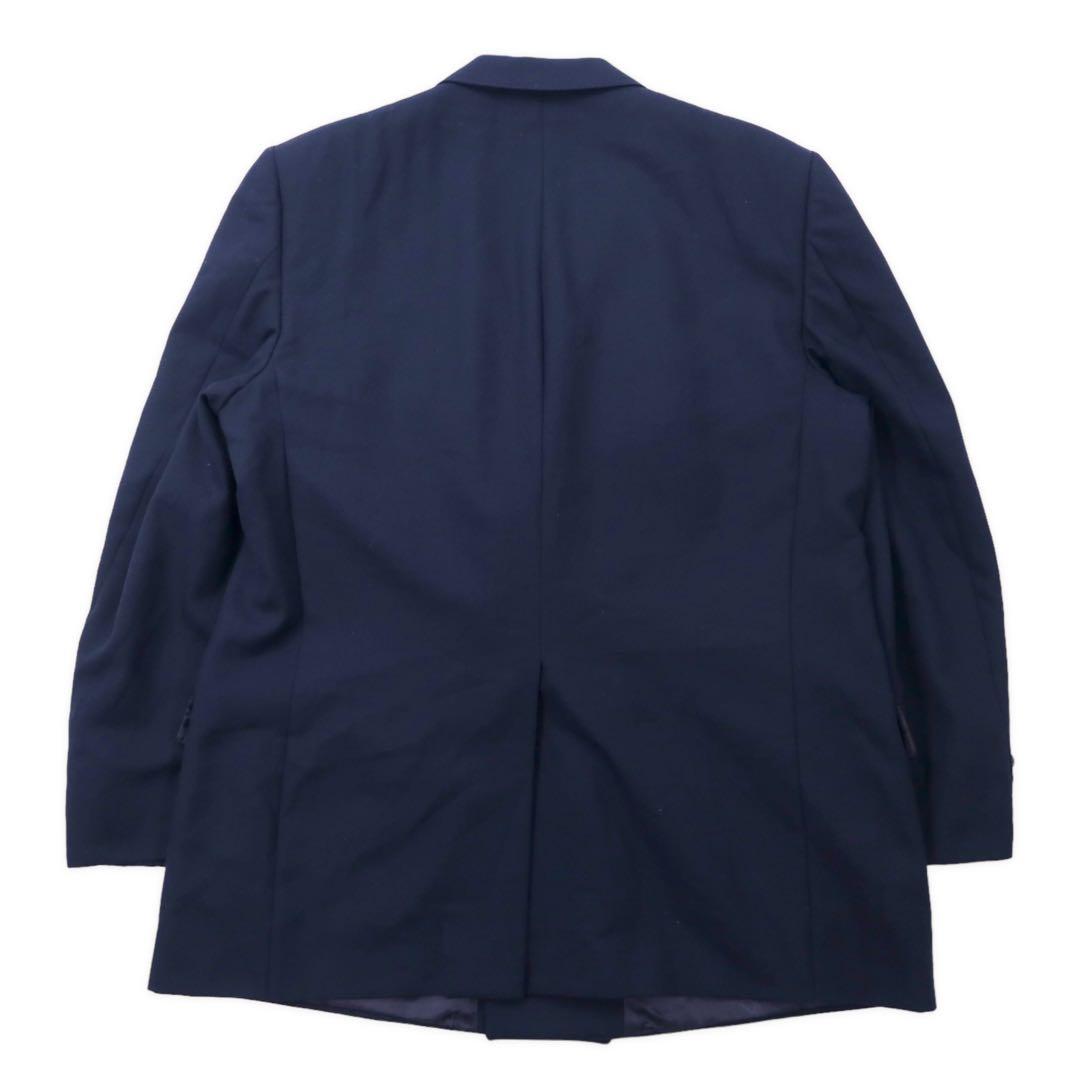 Christian Dior MONSIEUR USA, giacca doppiopetto sartoriale, taglia L, blu navy, lana gabardine, vintage