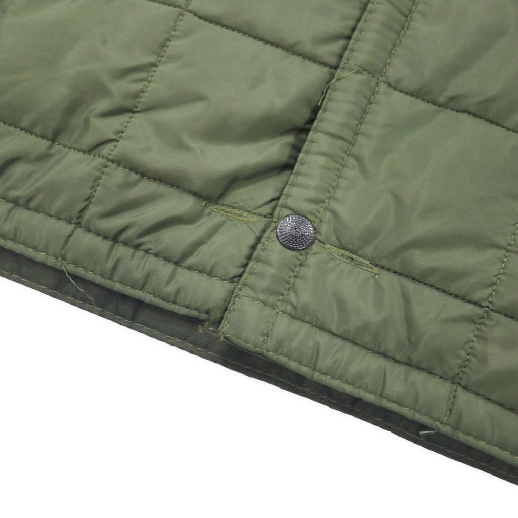 Italian Army Rain Quilting Liner Jacket イタリア軍 キルティング ライナージャケット XL カーキ ナイロン ポリエステル スナップボタン ドローコード ユーロミリタリー ビッグサイズ