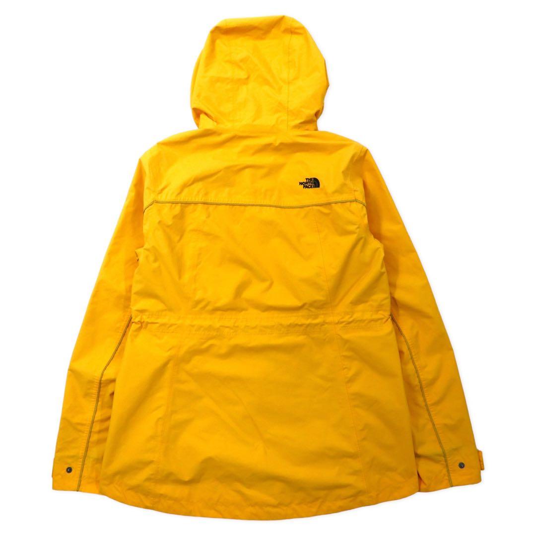 THE NORTH FACE Giacca a vento Mountain Parka taglia M, giallo, nylon, DRYVENT, impermeabile, doppia zip