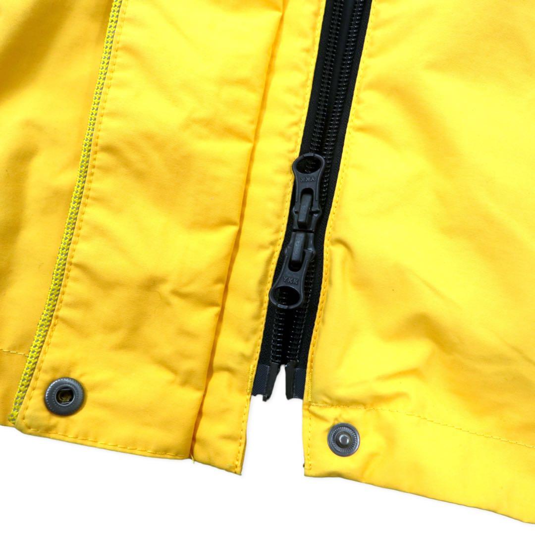 THE NORTH FACE Giacca a vento Mountain Parka taglia M, giallo, nylon, DRYVENT, impermeabile, doppia zip