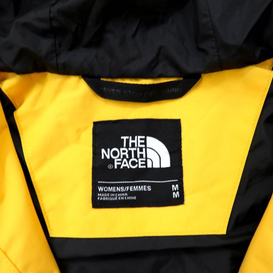 THE NORTH FACE Giacca a vento Mountain Parka taglia M, giallo, nylon, DRYVENT, impermeabile, doppia zip
