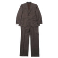 Aquascutum Completo 2 bottoni 94AB4 Marrone a quadri Lana Prodotto in Giappone