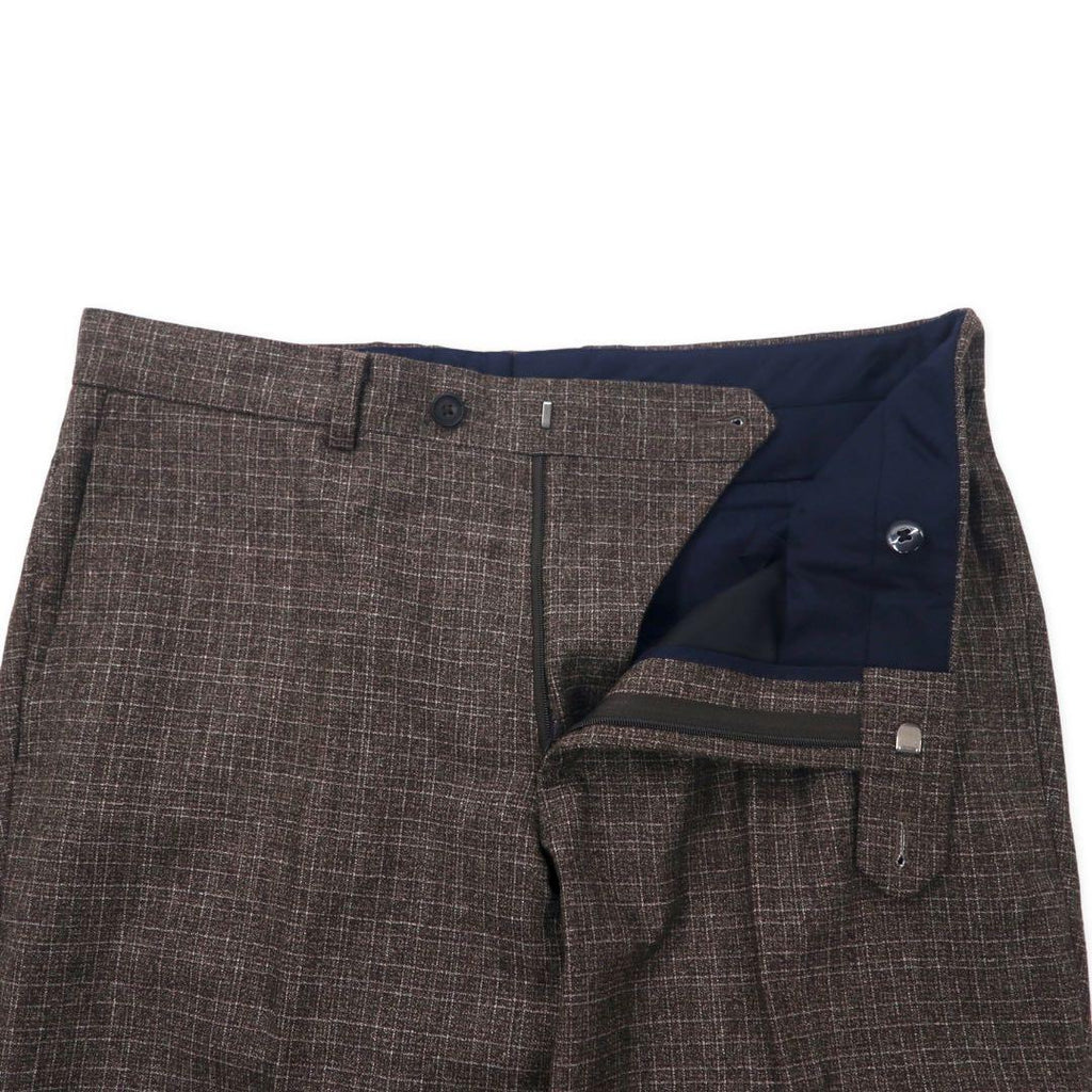 Aquascutum Completo 2 bottoni 94AB4 Marrone a quadri Lana Prodotto in Giappone