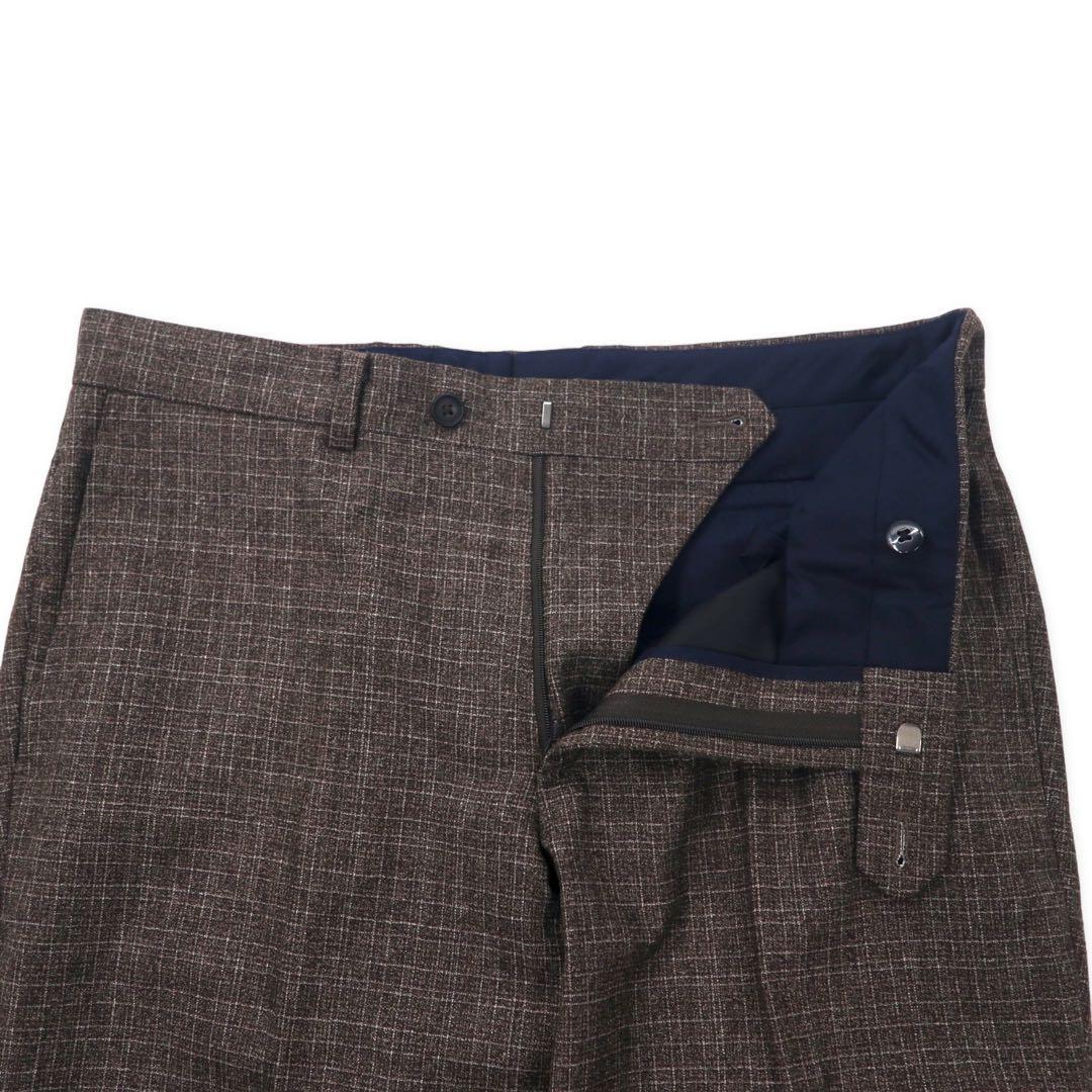 Aquascutum Completo 2 bottoni 94AB4 Marrone a quadri Lana Prodotto in Giappone