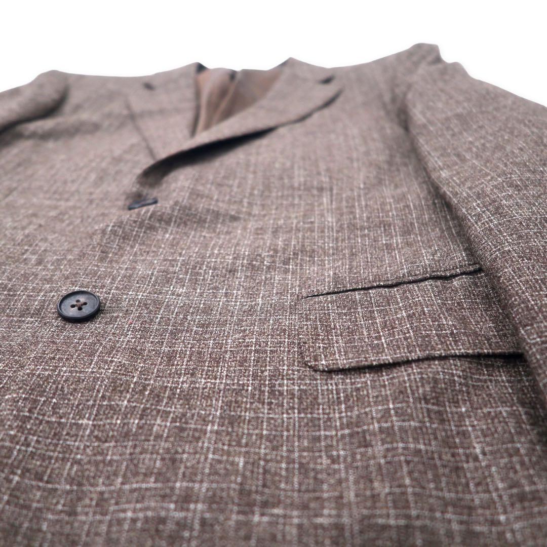 Aquascutum Completo 2 bottoni 94AB4 Marrone a quadri Lana Prodotto in Giappone