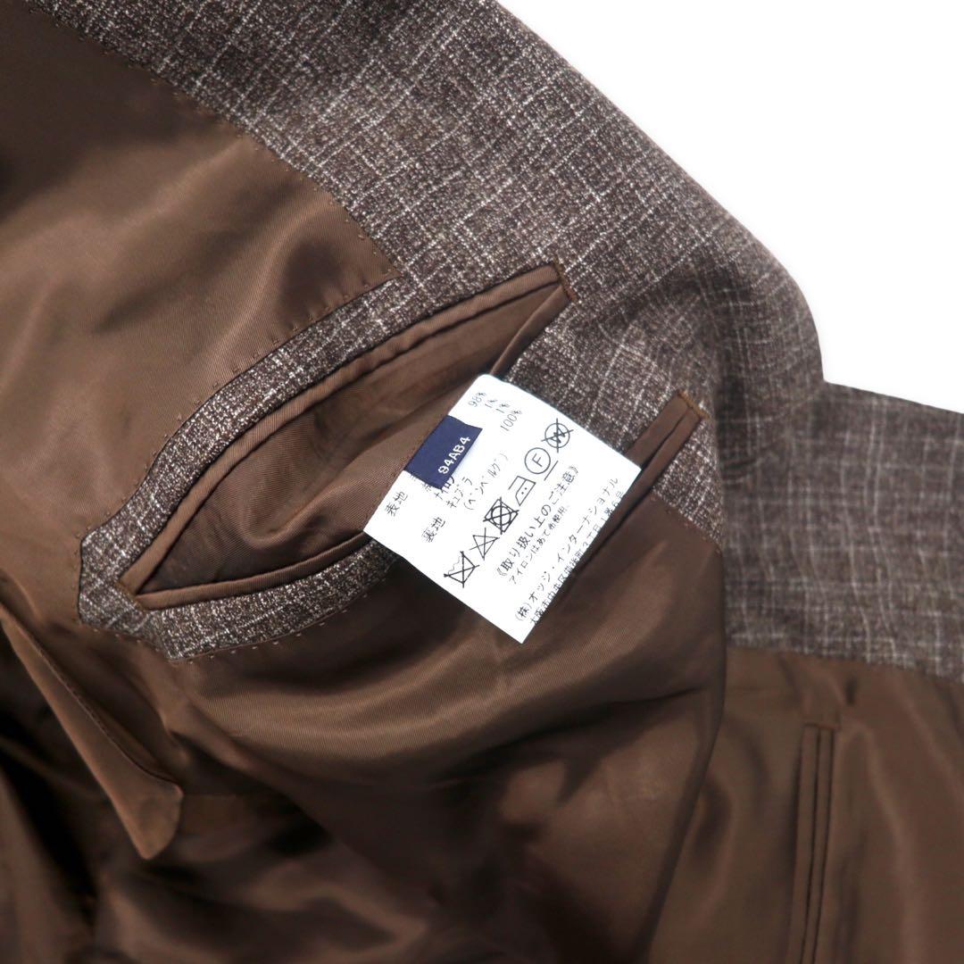 Aquascutum Completo 2 bottoni 94AB4 Marrone a quadri Lana Prodotto in Giappone
