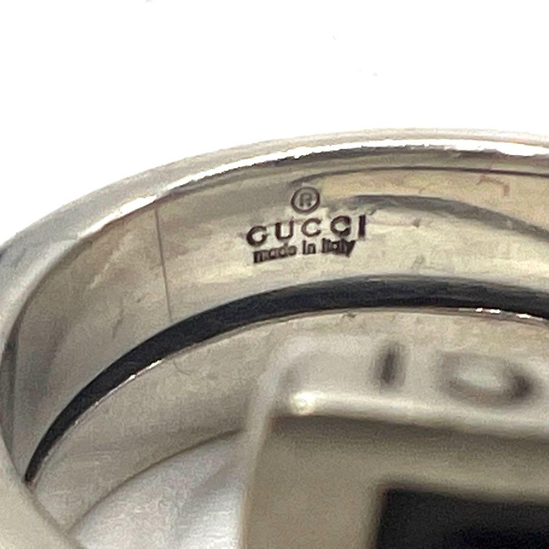 GUCCI Anello a spirale serpente con logo G misura 10 ARGENTO 925 SPIRAL G RING Fabbricato in Italia