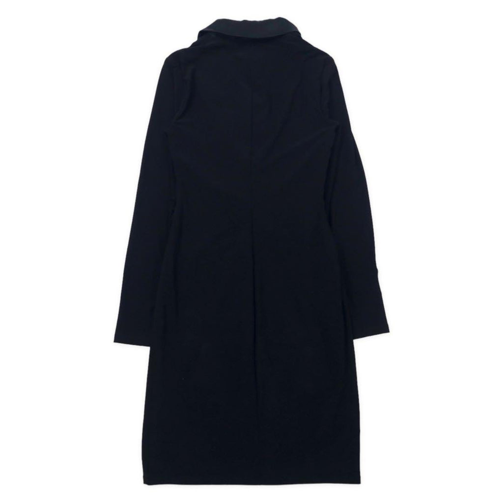 LAUREN RALPH LAUREN カシュクールワンピース ドレス 2P ブラック ポリエステル シルク ストレッチ
