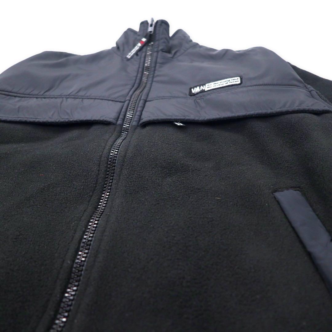 VAN -JAC- Giacca in pile con inserti in nylon, taglia M, colore nero, poliestere