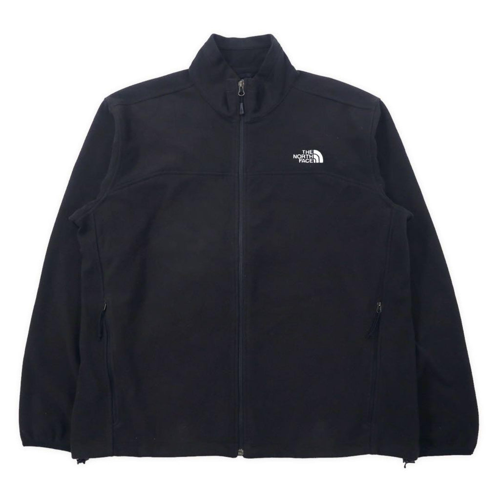 THE NORTH FACE Giacca in pile full zip XL Nera Poliestere con logo ricamato