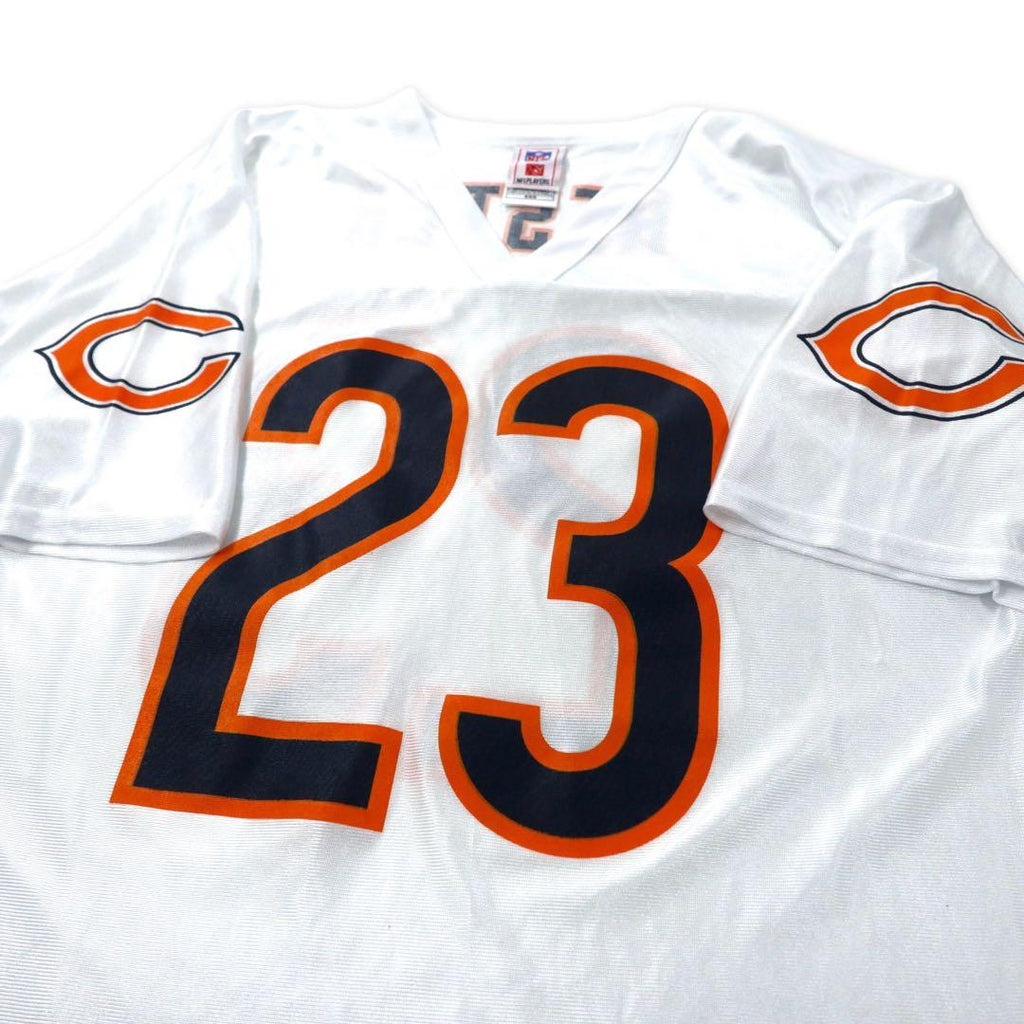 NFL Maglia da gioco taglia grande M Bianca Chicago Bears Poliestere Rete Numeri HESTER