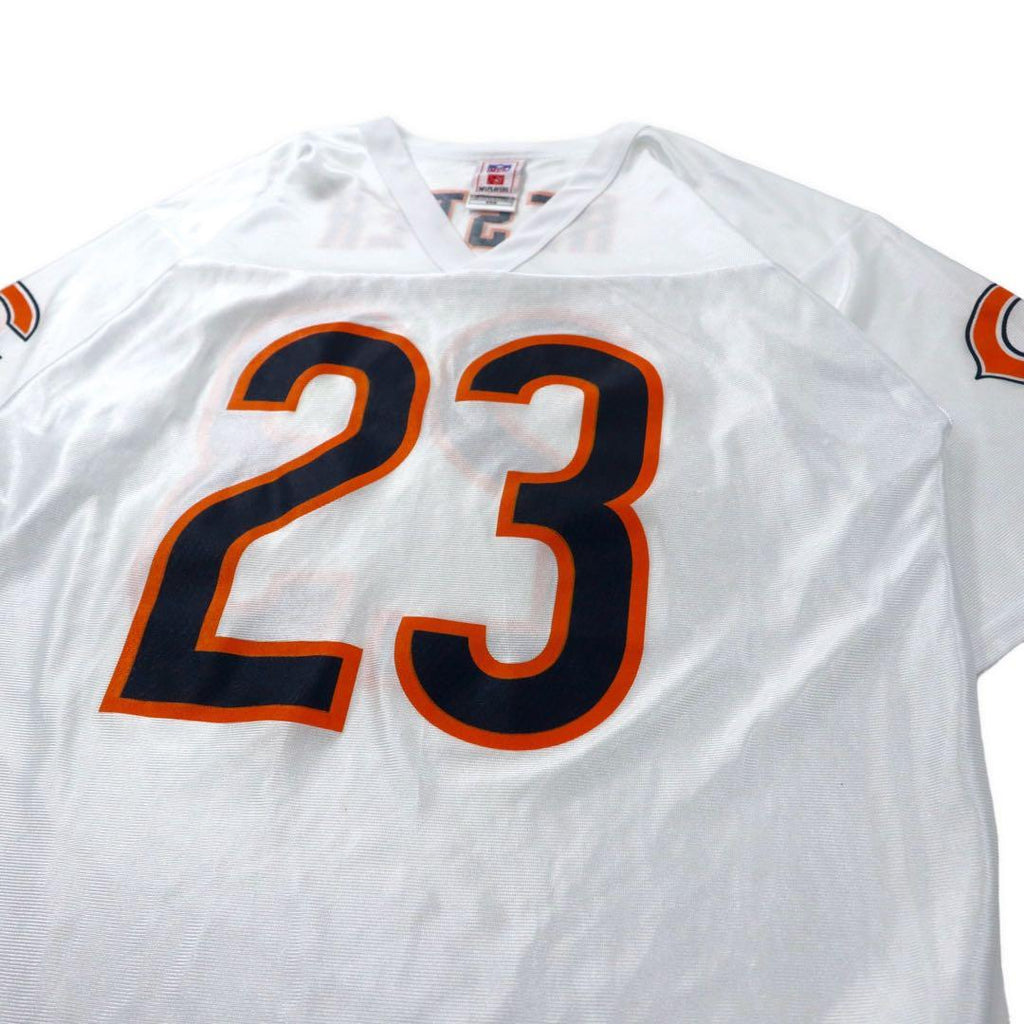 NFL Maglia da gioco taglia grande M Bianca Chicago Bears Poliestere Rete Numeri HESTER