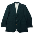 PENDLETON Made in USA Anni '80 Giacca sartoriale a 2 bottoni 42 Verde Lana Bottoni decorativi