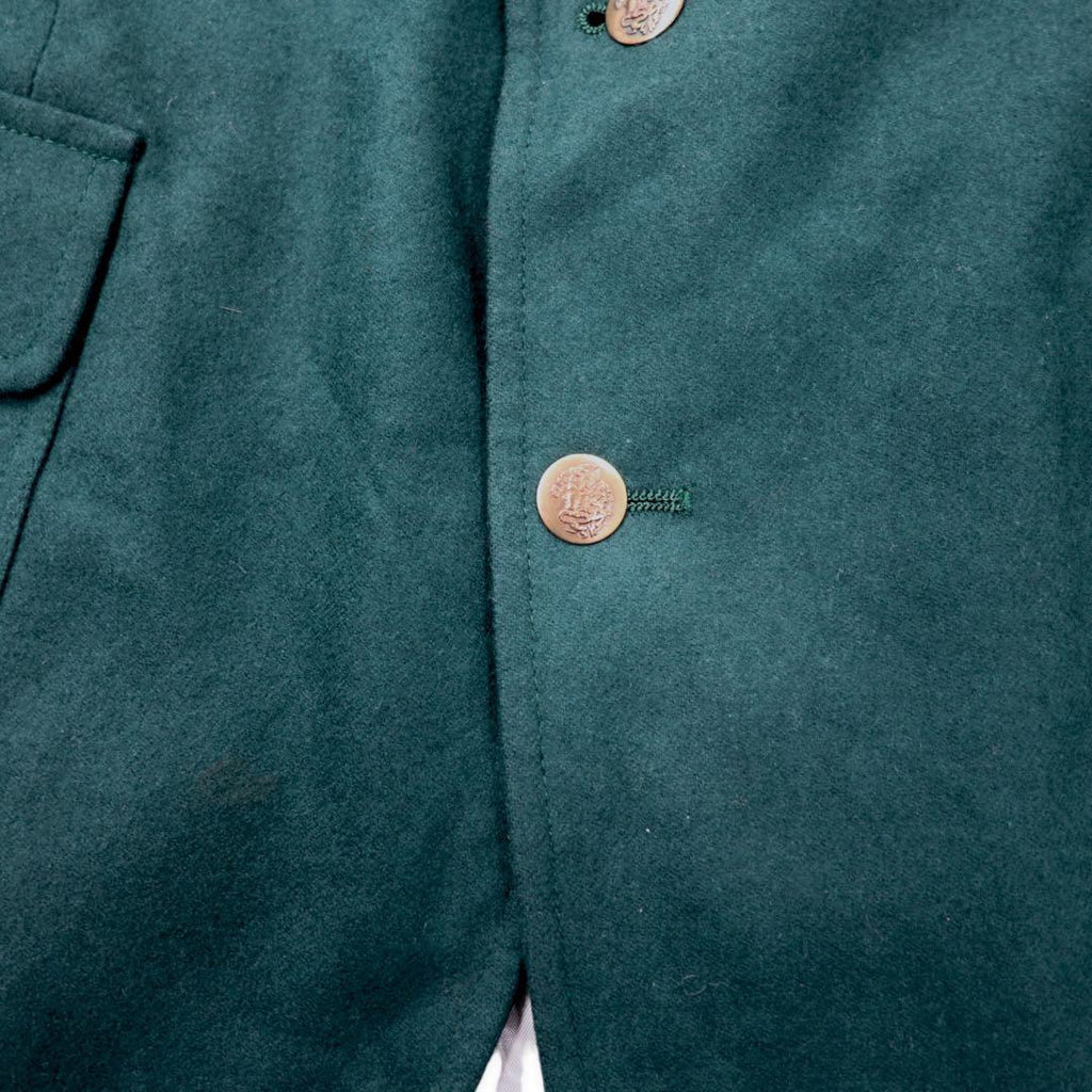 PENDLETON Made in USA Anni '80 Giacca sartoriale a 2 bottoni 42 Verde Lana Bottoni decorativi