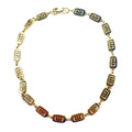GIVENCHY Logo Motif Collana 2 VIE Girocollo Bracciale Oro Vintage Old
