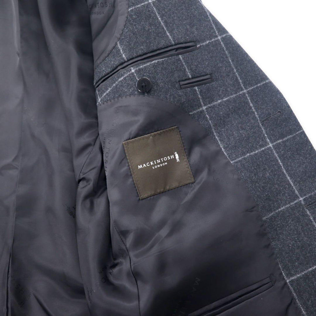 MACKINTOSH 2B スーツ セットアップ 94-84-165 AB4 グレー チェック ウール 日本製