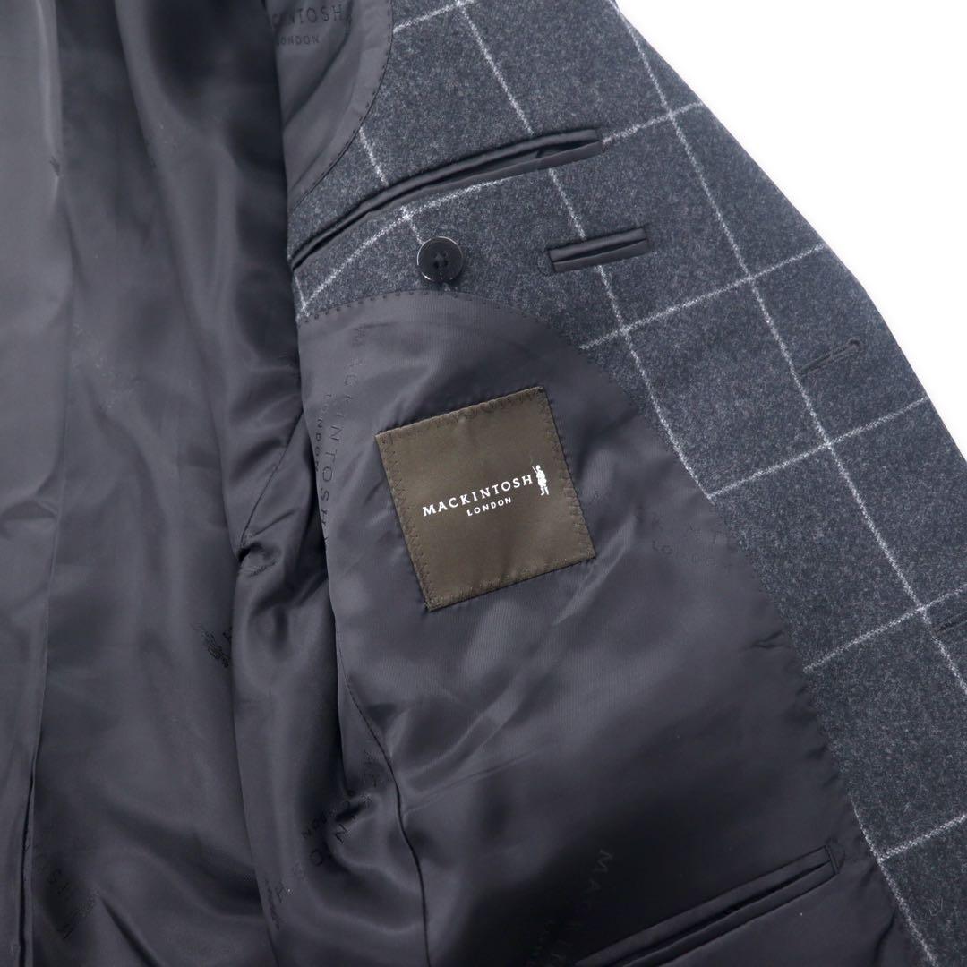 MACKINTOSH 2B スーツ セットアップ 94-84-165 AB4 グレー チェック ウール 日本製