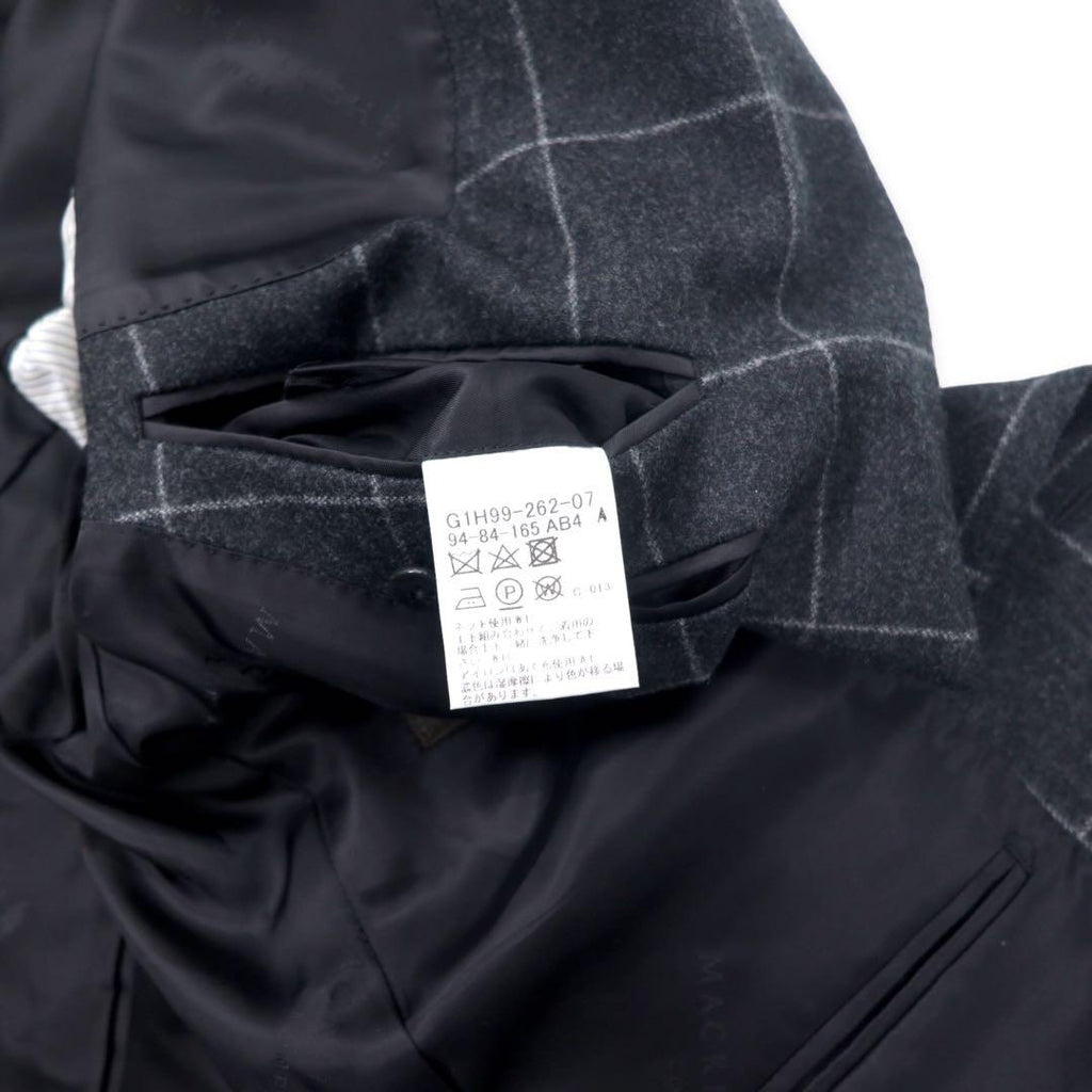 MACKINTOSH 2B スーツ セットアップ 94-84-165 AB4 グレー チェック ウール 日本製