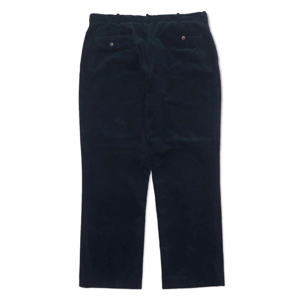 Polo by Ralph Lauren ワイド コーデュロイパンツ 40 ネイビー コットン FINE TAILORING スリランカ製