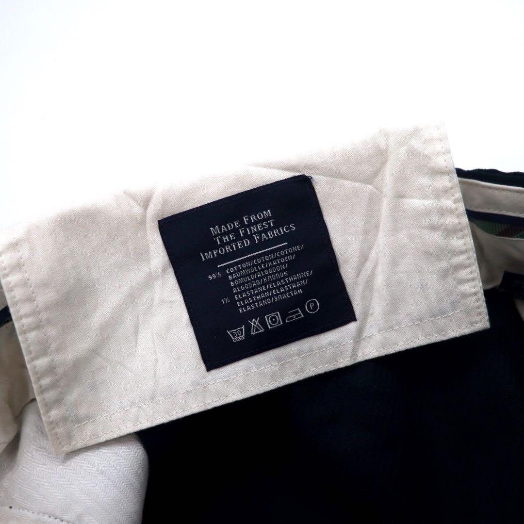 Polo by Ralph Lauren ワイド コーデュロイパンツ 40 ネイビー コットン FINE TAILORING スリランカ製