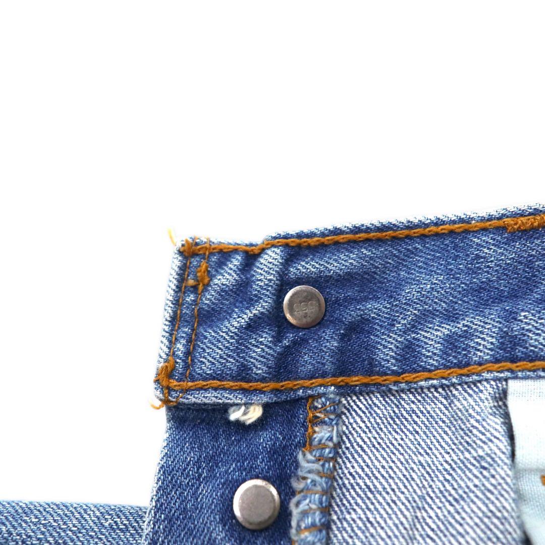Levi's Made in USA anni '90 501 Jeans Blu con vernice e finitura distressed Taglia 28