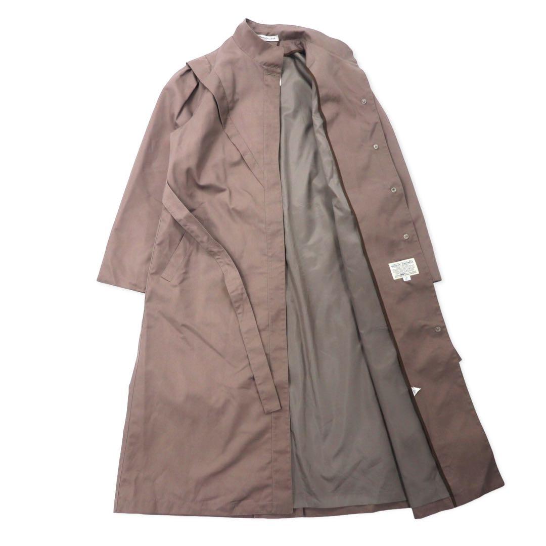 Misty Harbor USA, anni '90, cappotto a strati, taglia 10, beige, poliestere, abbottonatura nascosta