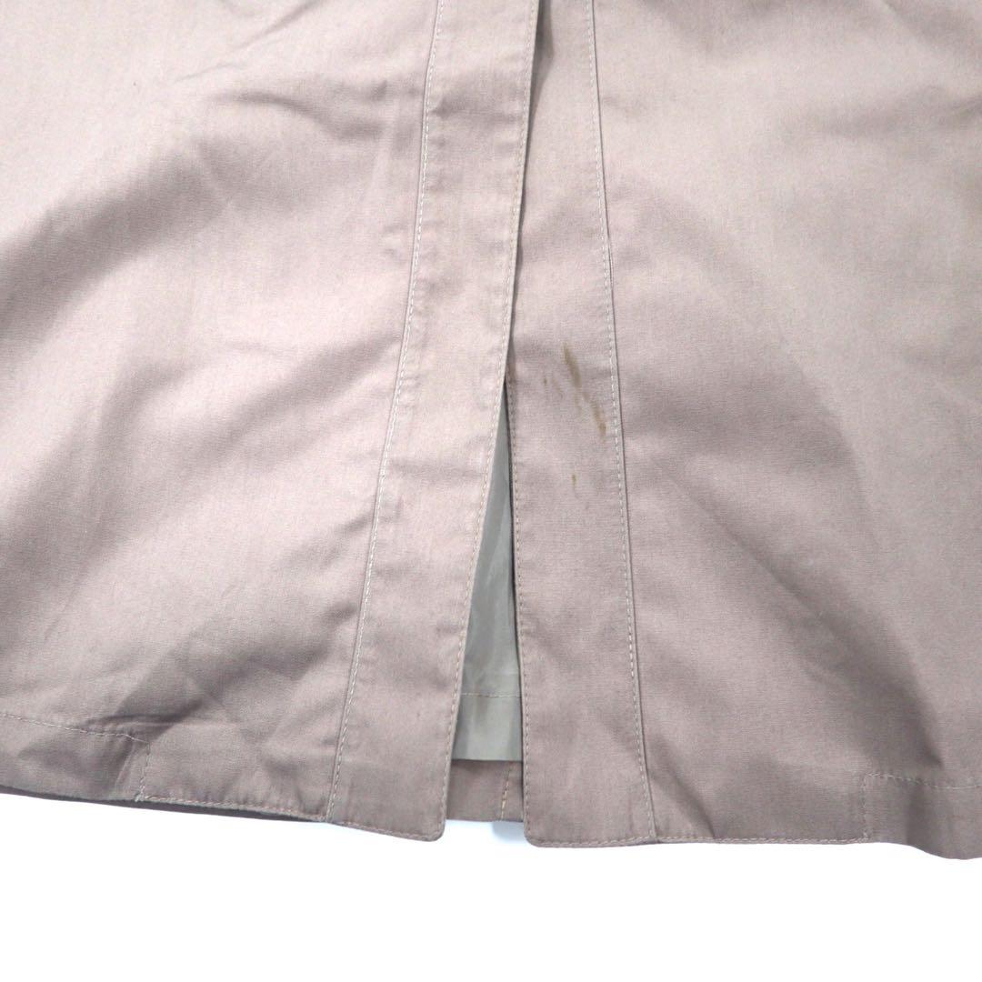 Misty Harbor USA, anni '90, cappotto a strati, taglia 10, beige, poliestere, abbottonatura nascosta