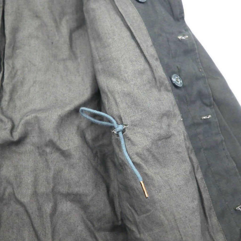 Giacca da campo M-43 esercito greco, taglia L, colore kaki, in cotone, militare, cappuccio staccabile