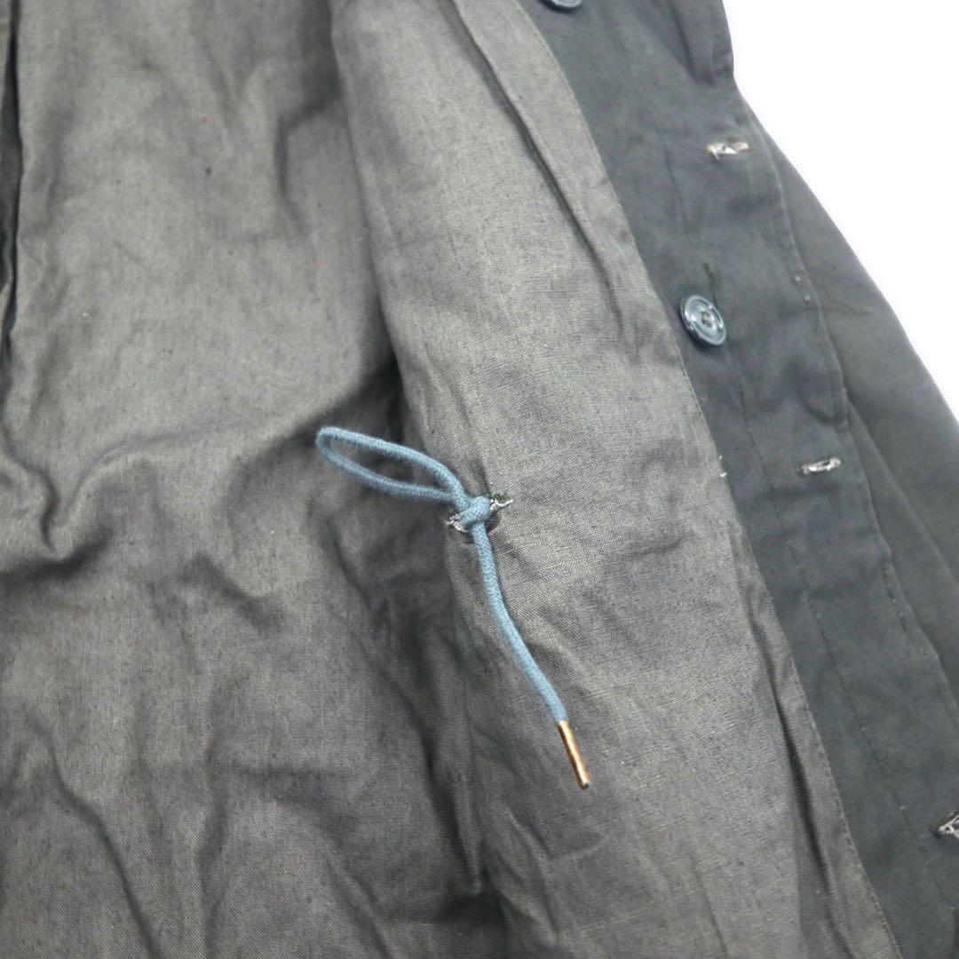 Giacca da campo M-43 esercito greco, taglia L, colore kaki, in cotone, militare, cappuccio staccabile