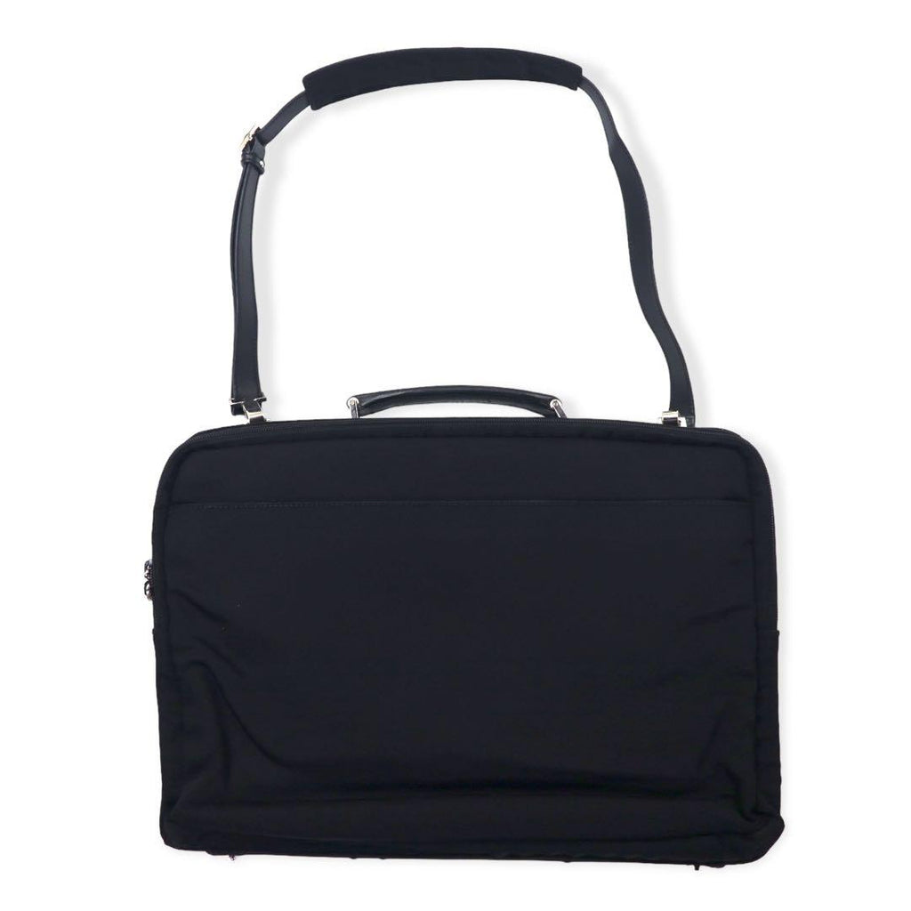 GUCCI 2WAY ブリーフケース ビジネスバッグ ナイロンキャンバス レザー切り替え 015 3402 001553 イタリア製