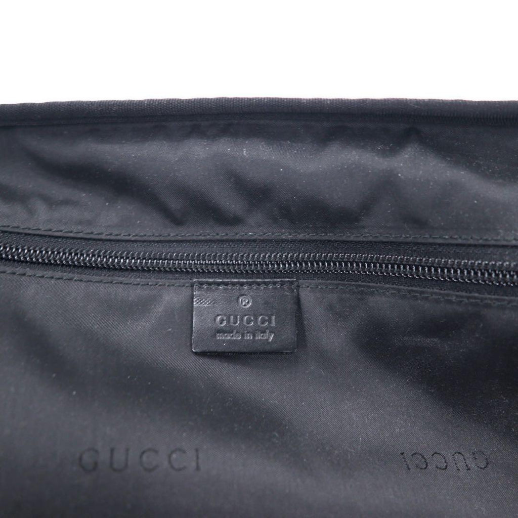GUCCI 2WAY ブリーフケース ビジネスバッグ ナイロンキャンバス レザー切り替え 015 3402 001553 イタリア製