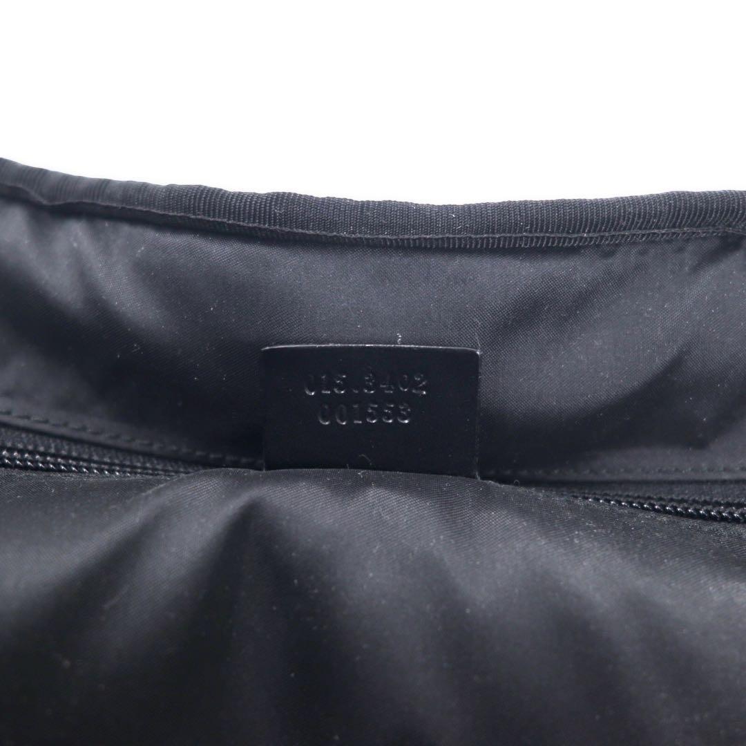 GUCCI 2WAY ブリーフケース ビジネスバッグ ナイロンキャンバス レザー切り替え 015 3402 001553 イタリア製