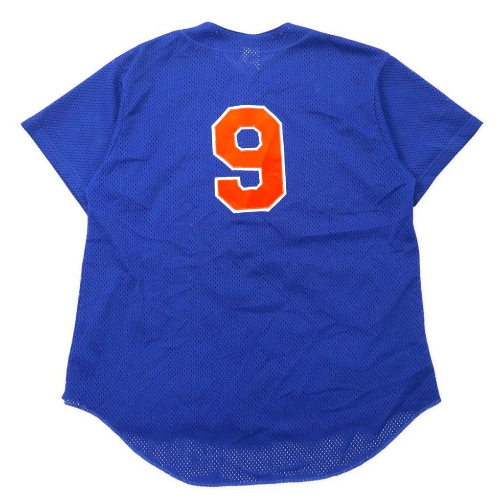 Don Alleson Athletic USA Baseball Game Shirt XL Blu Poliestere Rete Numeri Taglia Grande