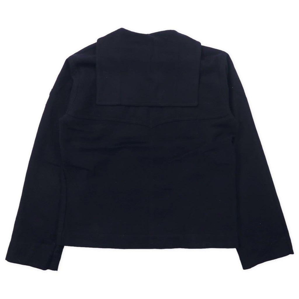 US NAVY Anni '40 NAVAL CLOTHING DEPOT Camicia da marinaio 88 Blu navy Lana Militare UOMO BLU SENZA DIVISA