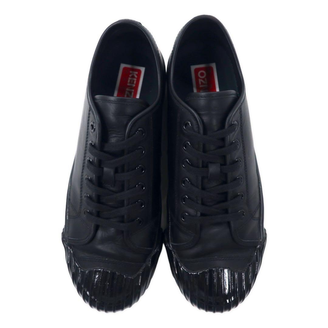 KENZO Sneakers in pelle Shell-toe 27cm Nere Pelle di vitello