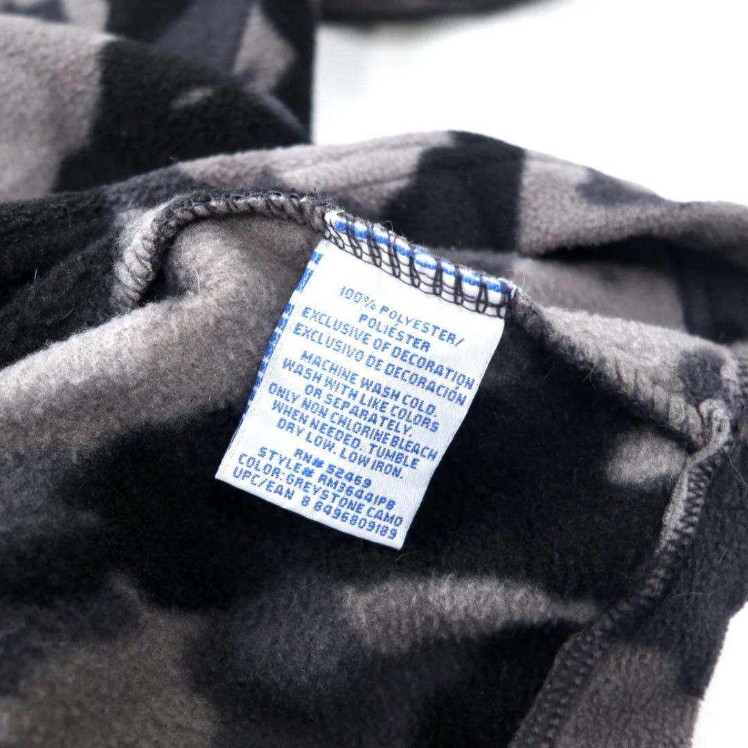 Giacca in pile con mezza cerniera STARTER 3XL grigio nero mimetico poliestere taglia grande