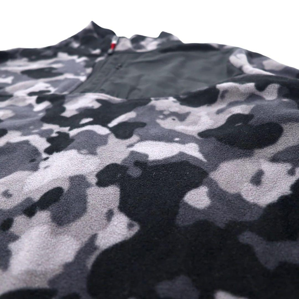 Giacca in pile con mezza cerniera STARTER 3XL grigio nero mimetico poliestere taglia grande