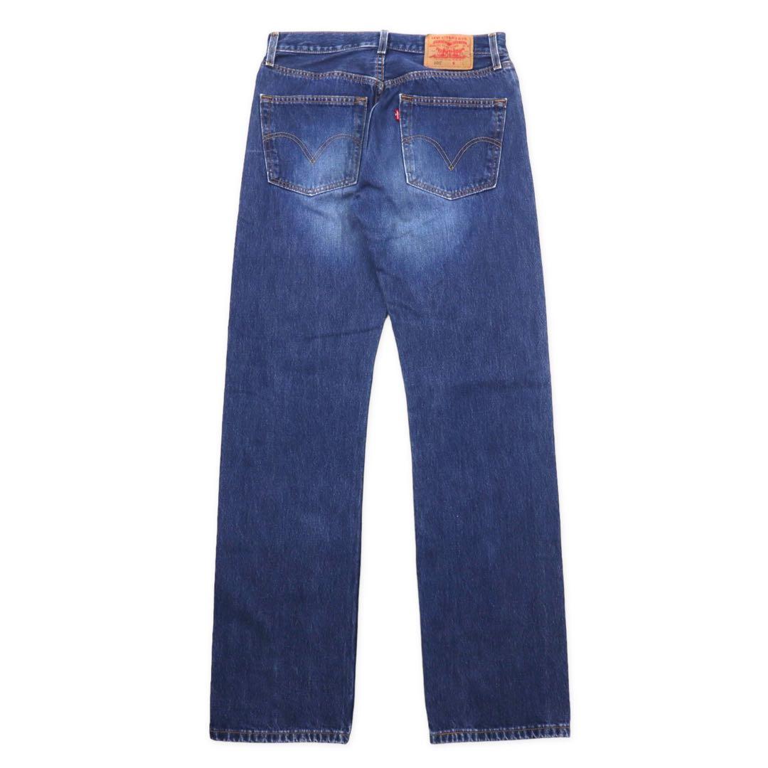 Levi's anni '90 501 jeans regular dritti taglia L blu, con numero 647 sul retro del bottone, small "e", etichetta di carta, orlo con cucitura singola, made in Messico.