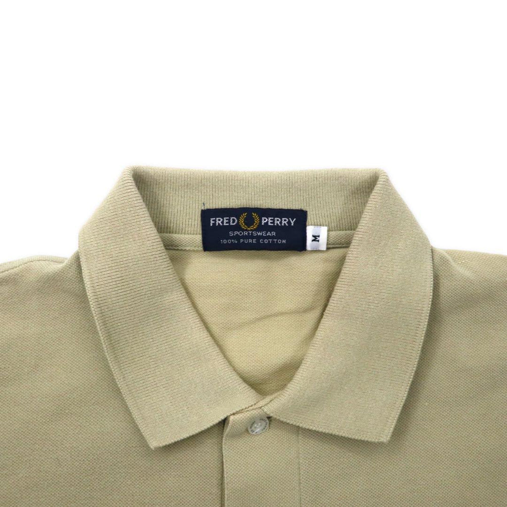 FRED PERRY Polo M beige cotone logo ricamato