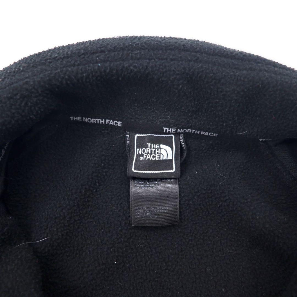 THE NORTH FACE フルジップ フリースジャケット S ブラック ポリエステル ロゴ刺繍