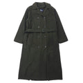LONDON FOG Trench Coat 10 Marrone Poliestere Cappuccio rimovibile Fodera rimovibile